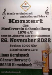Konzert des Musikvereins Schenkelberg @ Haus Hergispach
